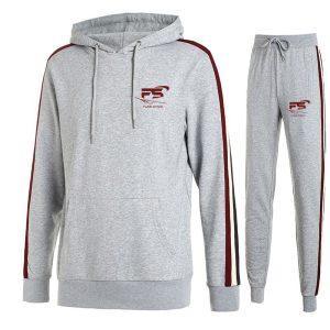 Custom Logo Men’s Sports Fitted Tracksuit